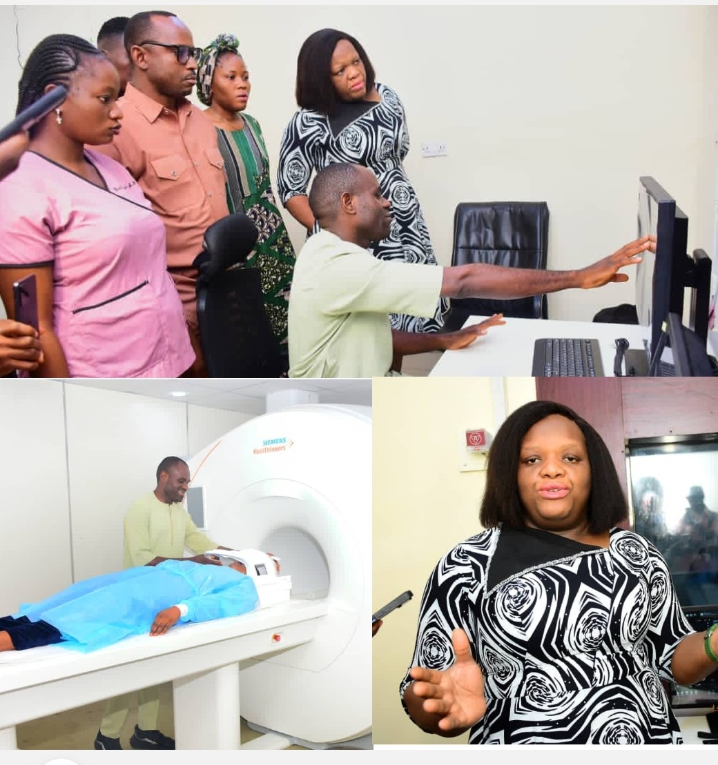 Siemens 1.5 Tesla helium-free MRI scanner installed at Asaba Specialist Hospital in Delta State.
