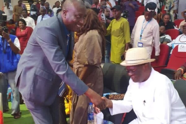 Sheriff Oborevwori at Professor Sam Oyovbaire Public Service Lecture