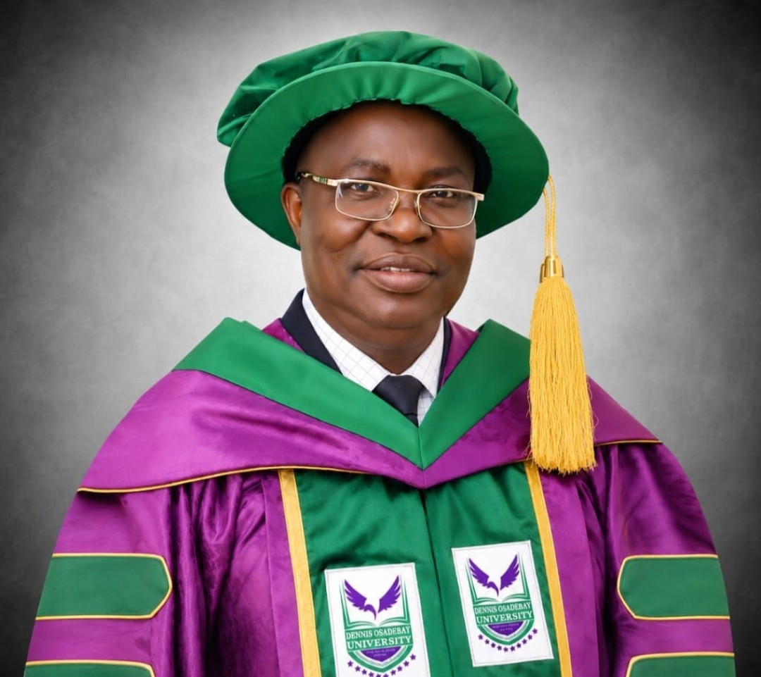 Professor Samuel Ovuete Aghalino, Vice-Chancellor of Dennis Osadebay University, Asaba