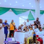 Delta State Commissioner for Agriculture and Natural Resources, Val Arenyeka, addressing youths during the agricultural wealth creation training programme in Ughelli.