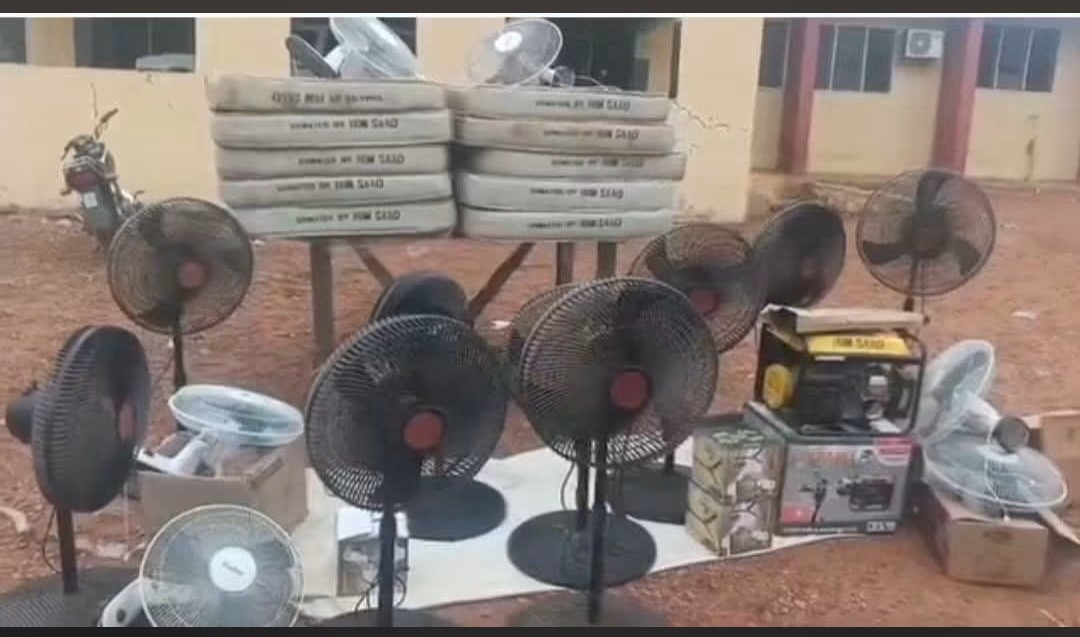 Donated Items at General Hospital Umaisha