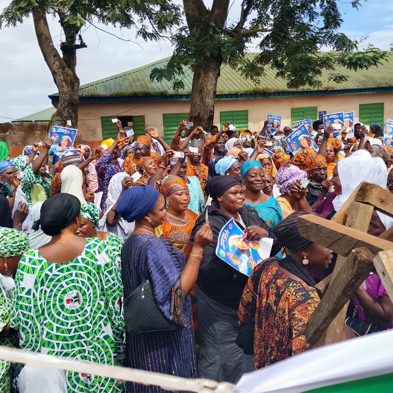 Nigerian women at APC grassroots mobilisation meeting