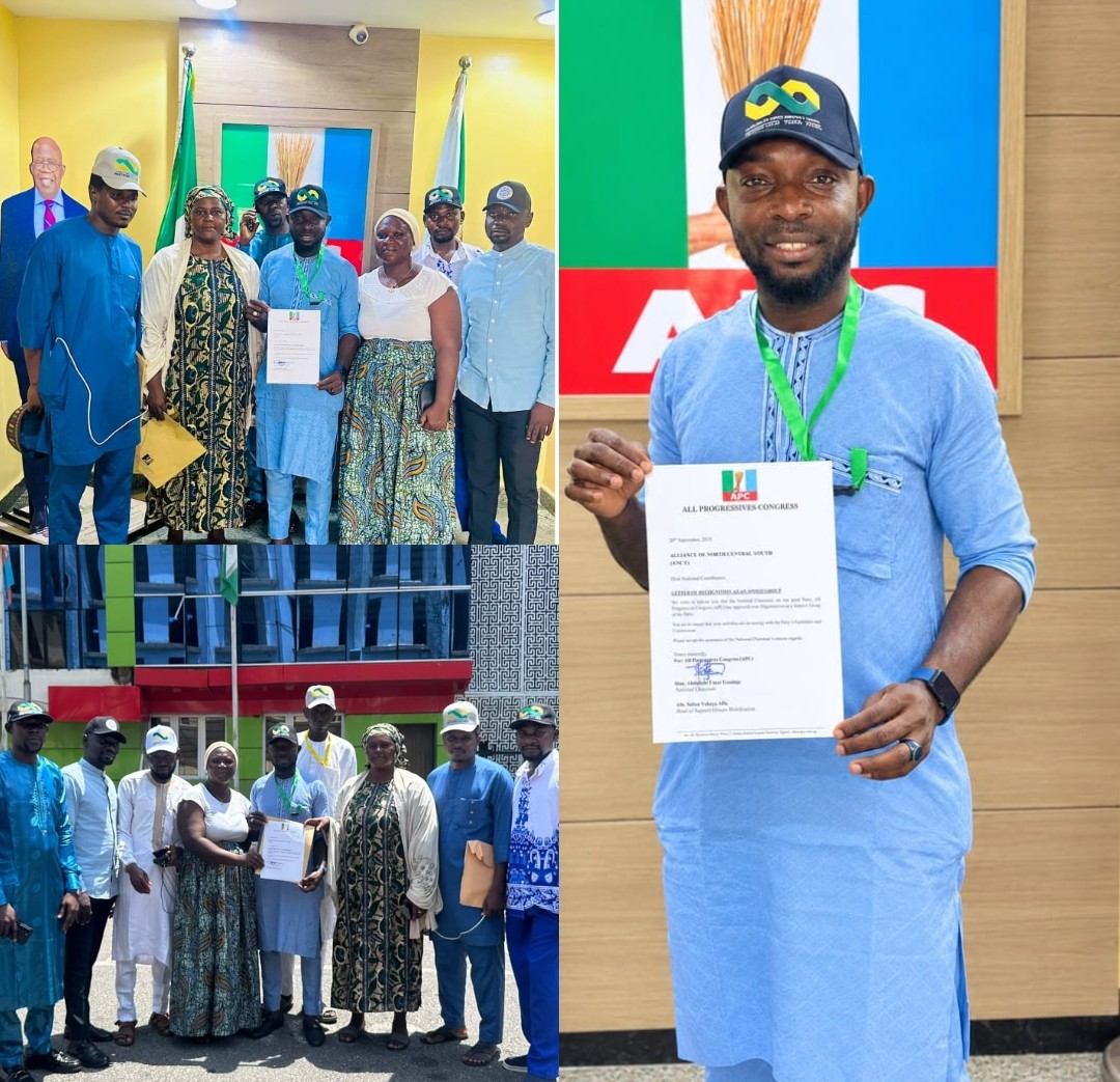 ANCY National Coordinator Gabriel Joshua Ojochegbe after APC recognition of ANCY ahead of 2027 elections