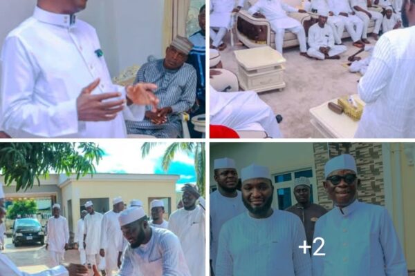 Balarabe Abdullahi hosting Sen. Wadada Youth Ambassadors in Lafia.