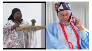 Dr. Mrs. Toba Ojo Monisola (L), Chief Richard Asaje (R)