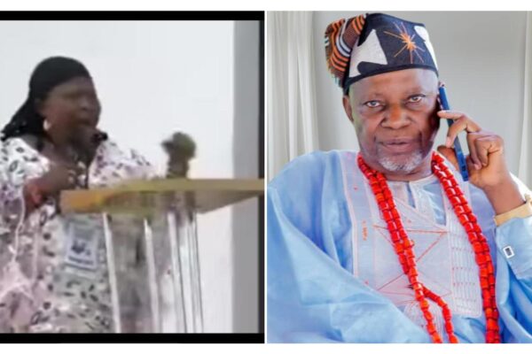 Dr. Mrs. Toba Ojo Monisola (L), Chief Richard Asaje (R)