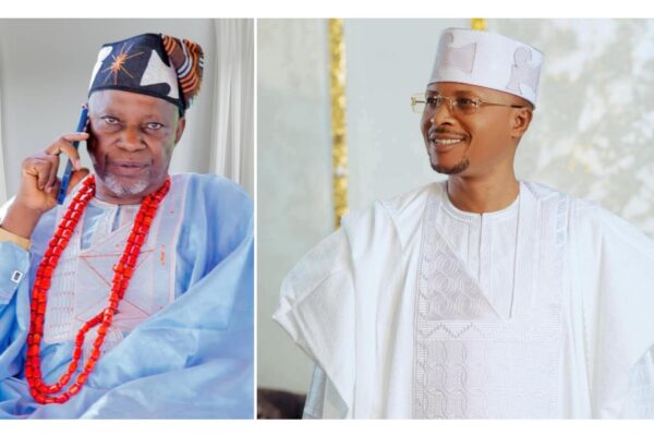 Chief Richard Asaje (L), Hon. Leke Abejide (R)