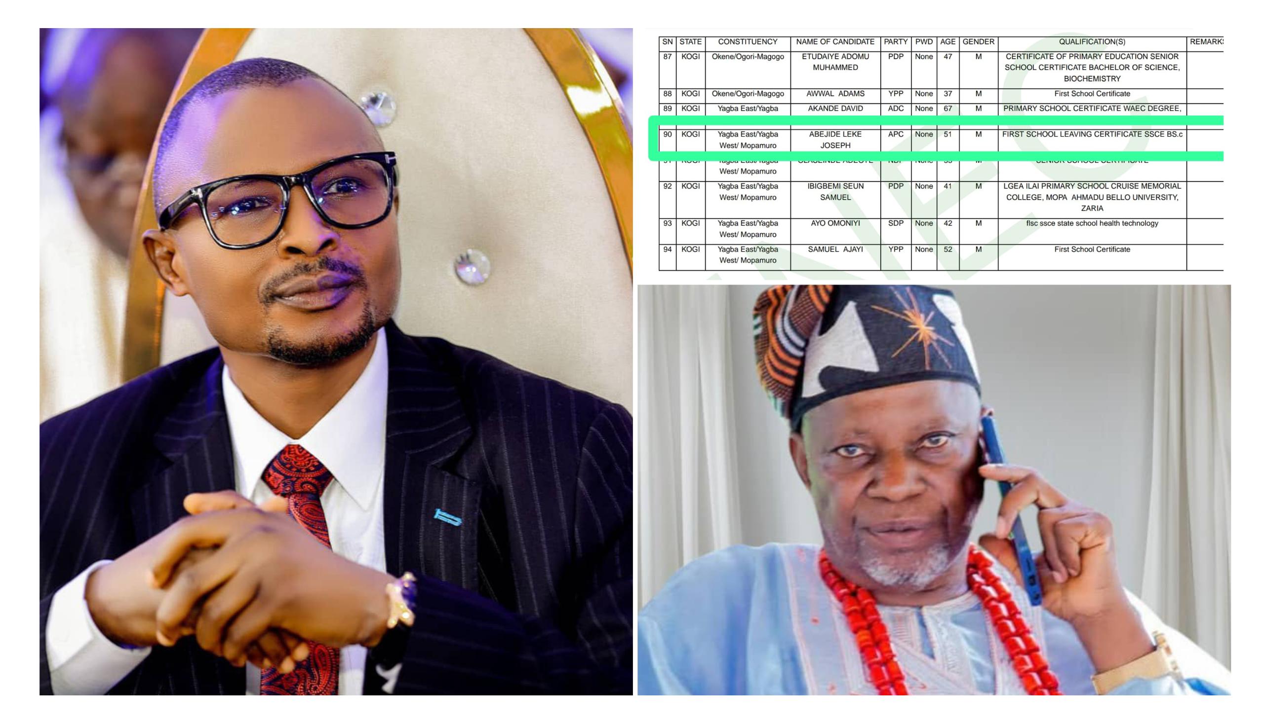 Hon. Leke Abejide (L), Chief Richard Asaje (R)