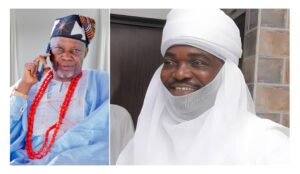Chief Richard Asaje (L), Dr. Abdullahi Bello - DOLLAR (R)