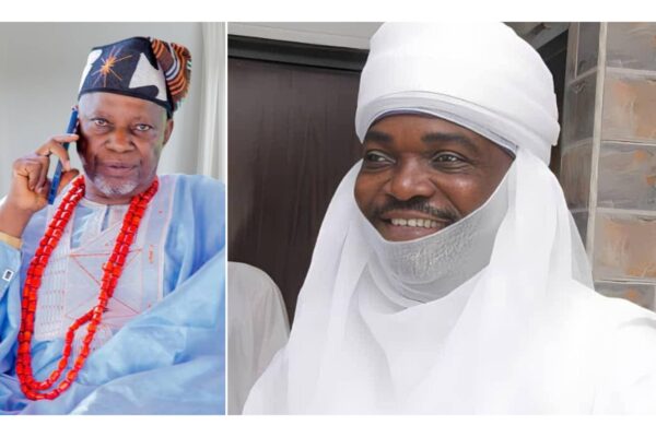 Chief Richard Asaje (L), Dr. Abdullahi Bello - DOLLAR (R)