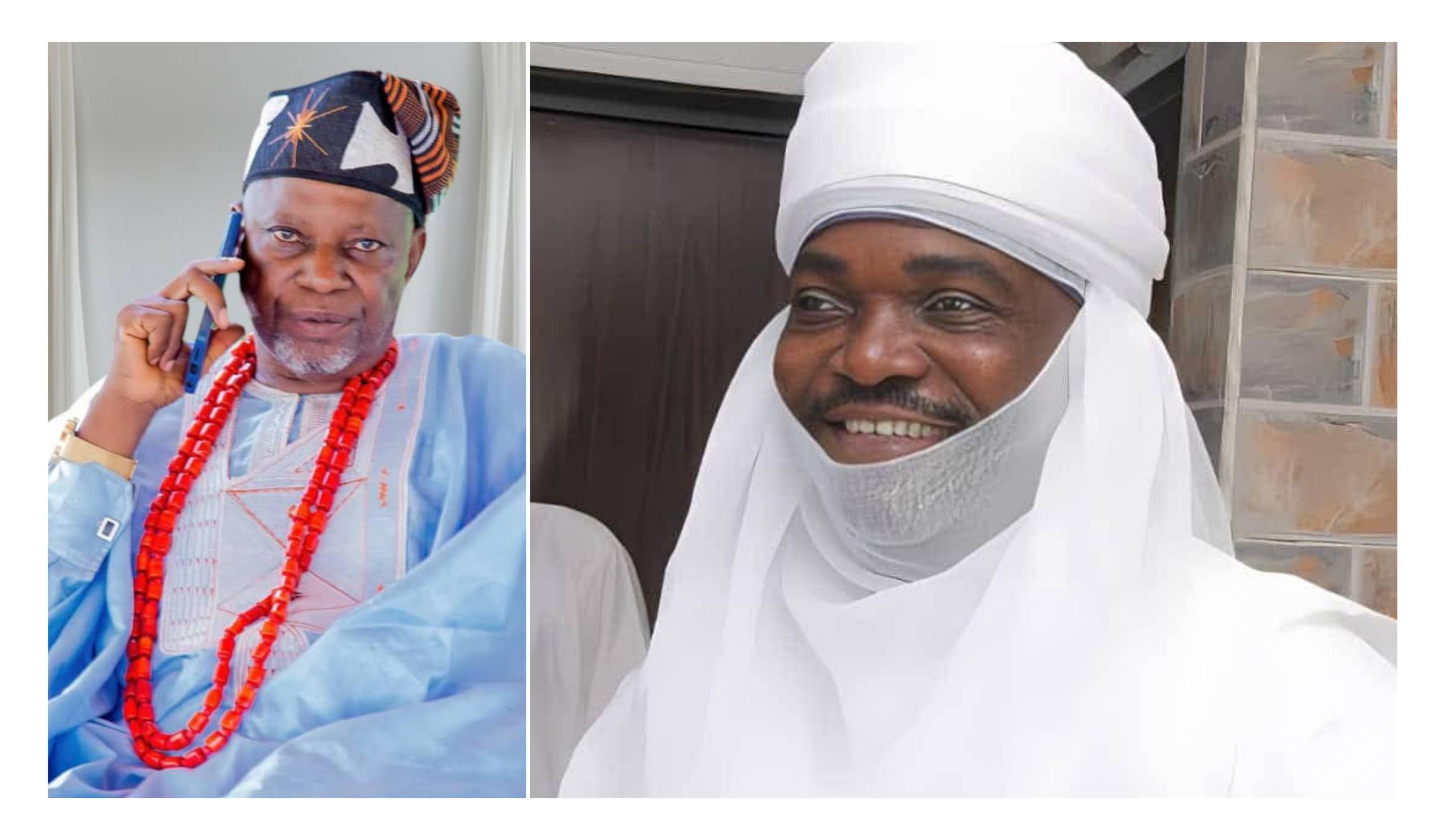 Chief Richard Asaje (L), Dr. Abdullahi Bello - DOLLAR (R)