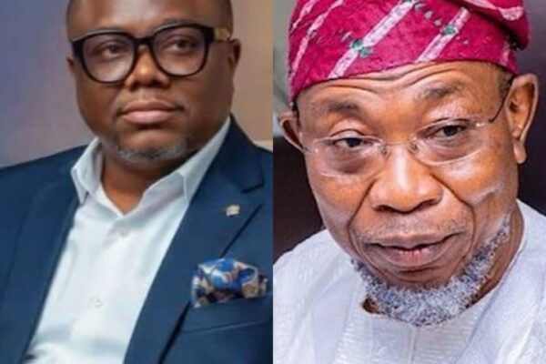 Director-General of the APC Youth Network West Africa, Hon. Olatunde Gideon Igbasan and Former Interior Minister and ADC National Secretary, Ogbeni Rauf Aregbesola