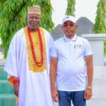 High Chief Richard Asaje (L), Kogi State Governor, HE Alh. Ahmed Usman Ododo (R)