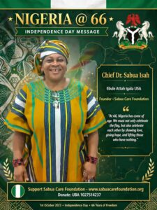 Chief Dr. Sabua Isah - Founder of Sabua Care Foundation