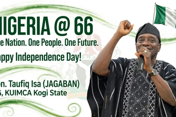 Hon. Taufiq Isa (JAGABAN), Director-General, Kogi State Utility Infrastructure Management and Compliance Agency (KUIMCA)