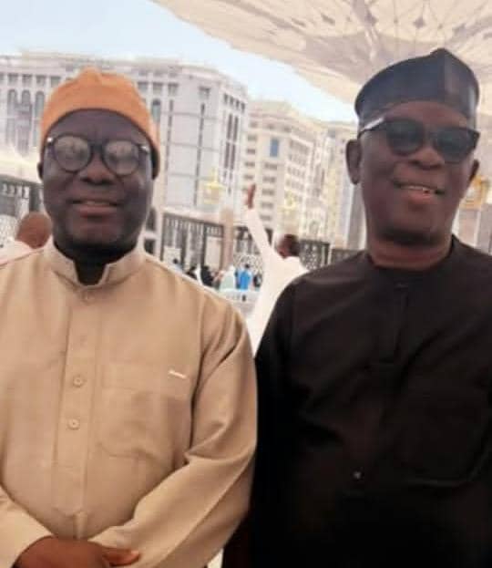 Member representing Keffi West Constituency in the Nasarawa State House of Assembly, Hon. Ibrahim Aliyu Nana and Former Speaker of the Nasarawa State House of Assembly, Rt. Hon. Ibrahim Balarabe Abdullahi
